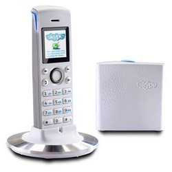 DUALphone 4088, беспроводной DECT телефон c доступом в Skype без подключения к компьютеру (2 Skype аккаунта) нерусифицированный, белый