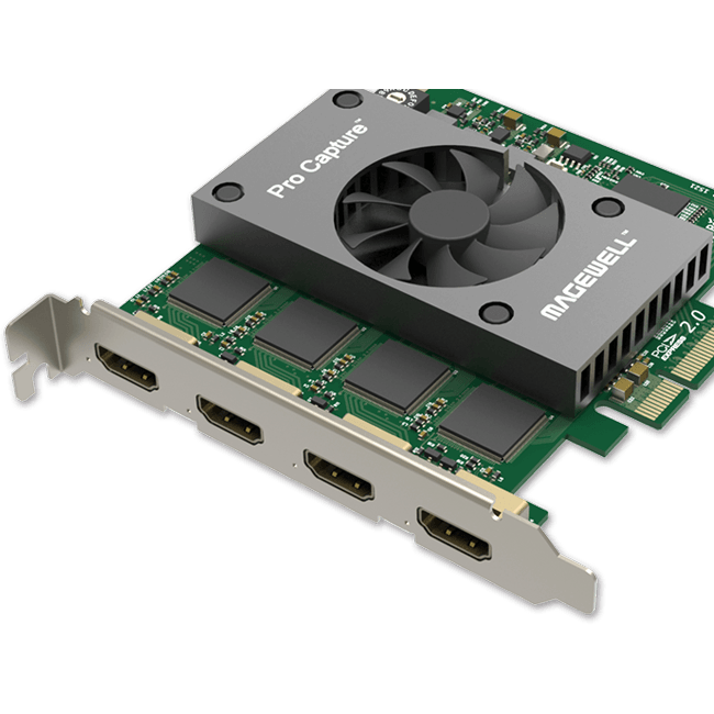 Magewell Pro Capture Quad HDMI, плата видеозахвата