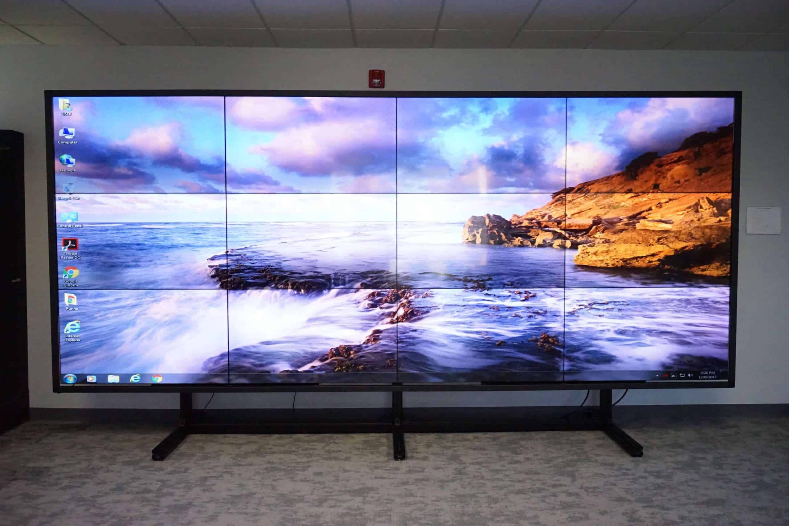 Жк 55 дюймов. Видеопанель videowall 55. Видеостена Samsung 3x2 153". Видеостена 3х3 самсунг.