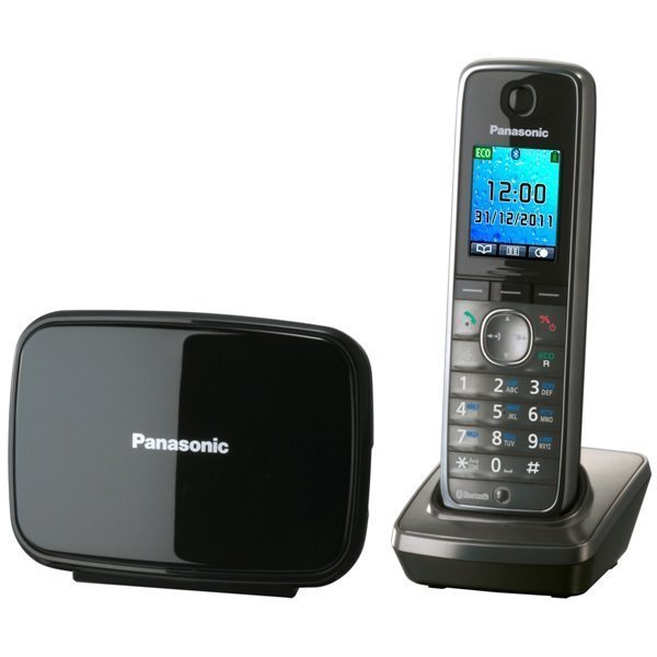 Panasonic KX-TG8611RUM, беспроводной DECT телефон (серый металлик)
