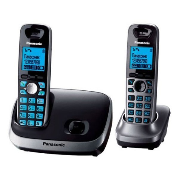 Panasonic KX-TG6561RUT, беспроводной DECT телефон (темно-серый металлик)