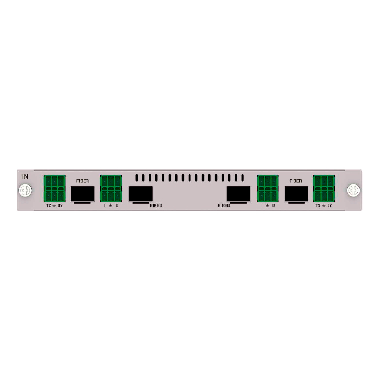 Prestel IC-4K4FIBER, 4-канальная плата входов