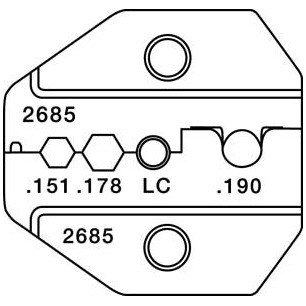 Матрица для 1300/8000 3M SC ST, Lucent/Krone LC, SMA, FC, MT-RJ