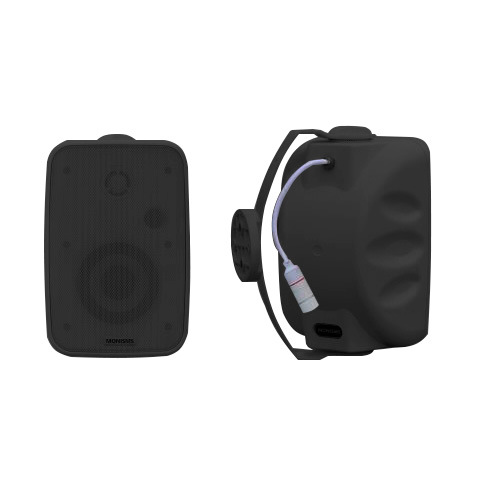 Monisms MNS-4A11OWS-1P-B, настенный громкоговоритель 4" с поддержкой Dante и PoE