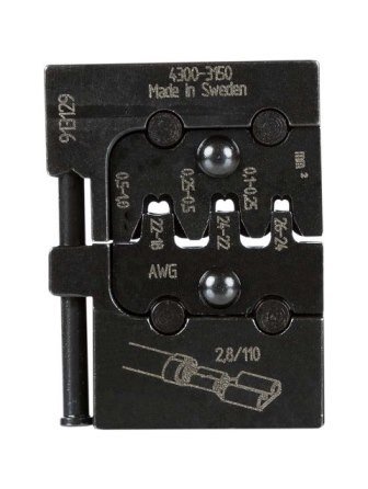 Матрица Pressmaster 4300-3150 - для клеммных наконечников: 0.1 - 0.25 мм? и 0.25 - 0.5 мм? и 0.5 - 1.0 мм?
