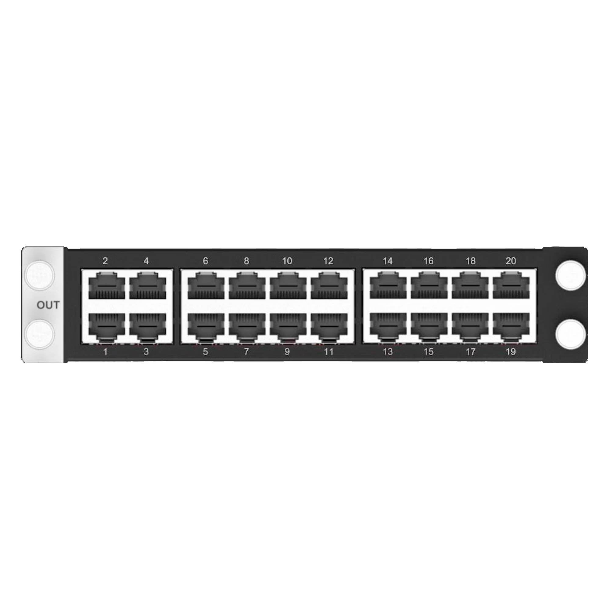 Novastar H, плата выходов RJ45 х20