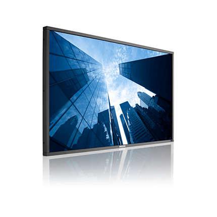 LED панель Philips 55" BDL4280VL/00 (42" wide, 1920x1080 FullHD, 700кд/м2, 1300:1, 178град, 12мс, боковая светодиодная подсветка, тонкая рамка, слот OPS)