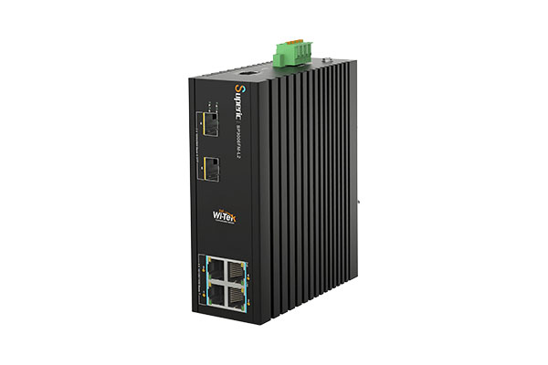 WI-TEK SP3006FM-L2 v2, промышленный управляемый коммутатор