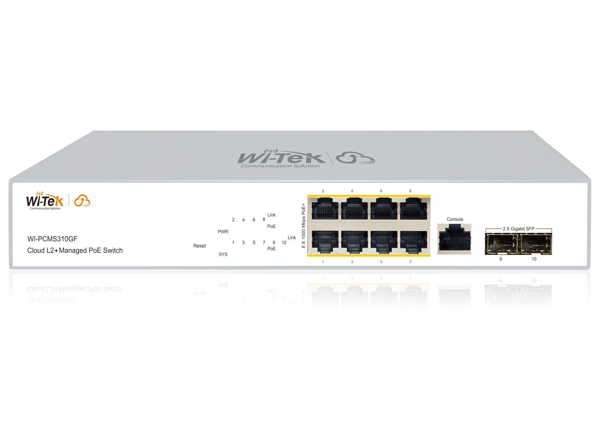 WI-TEK WI-PCMS310GF (v2), управляемый PoE-коммутатор