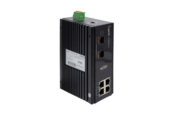 WI-TEK SP3006FM-L2 v2, промышленный управляемый коммутатор