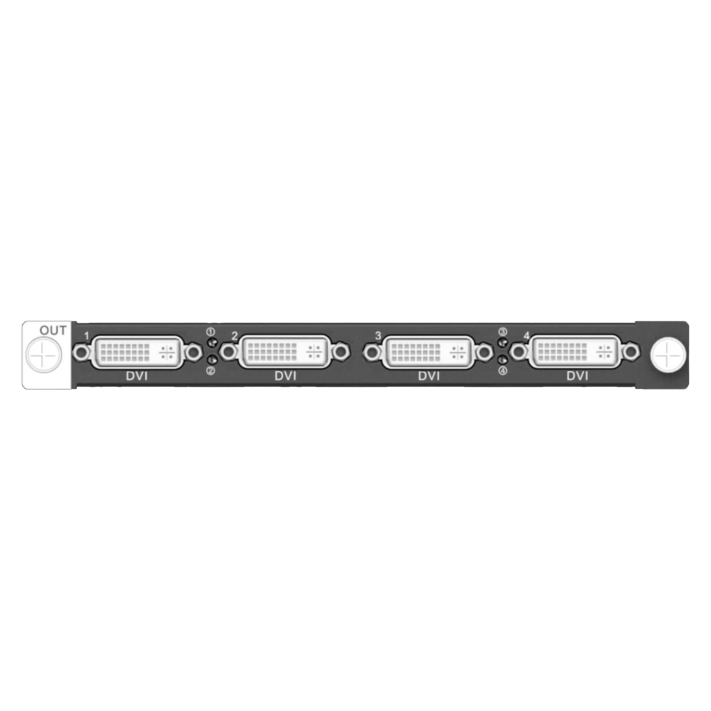 Novastar DVI x4 144 Hz, плата выходов