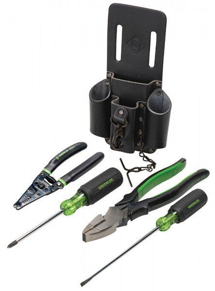 Greenlee GT-56352 — стартовый универсальный набор профессионального ручного инструмента, 5 предметов