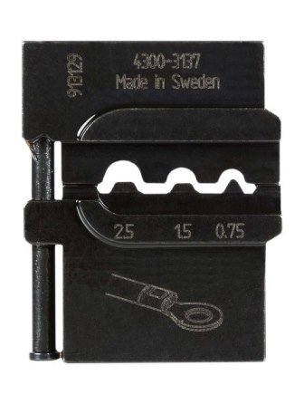 Матрица Pressmaster 4300-3137 - для неизолированных наконечников: 0.75 мм? и 1.5 мм? и 2.5 мм?