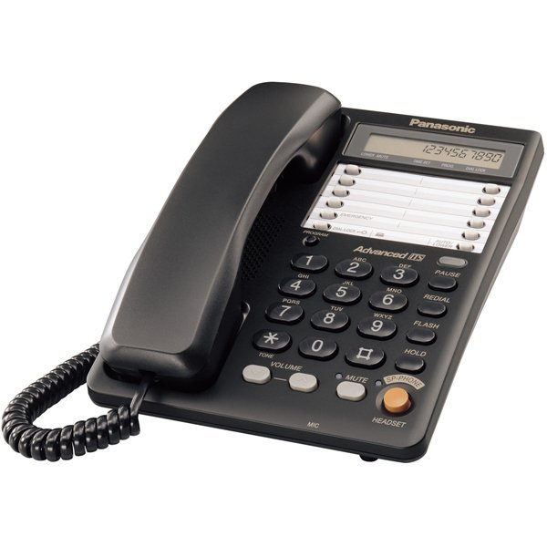 Panasonic KX-TS2365RUB, аналоговый телефон (1 телефонная линия) (черный)