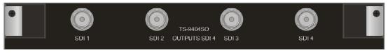 ITC TS-9404SO, выходная карта 4хSDI