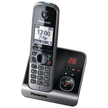 Panasonic KX-TG6721RUB, беспроводной DECT телефон (черный)