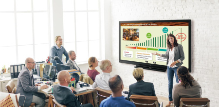 Интерактивная панель 80", LСD, 350 Кд, 1920х1080, 5000:1, HDMI, VGA, 10+10 Вт, 79 кг, UV2A, Fanless, Мультитач 10 касаний, интеллектуальный стилус, до 4-х пользователей одновременно