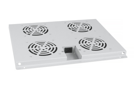 Cabeus, TRAY-60, модуль вентиляторный с 4-я вентиляторами для установки в напольные шкафы серии SH-05C, ND-05C глубиной 600мм Cabeus, TRAY-60, модуль вентиляторный с 4-я вентиляторами для установки в напольные шкафы серии SH-05C, ND-05C глубиной 600мм