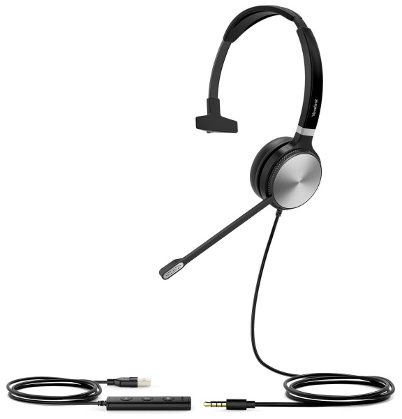 Yealink UH36 Mono UC USB-C, USB гарнитура для компьютера Yealink UH36 Mono UC USB-C, USB гарнитура для компьютера