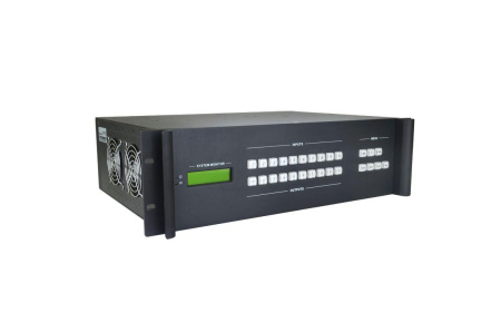 Модульный матричный коммутатор Digis MMA-16N, 16х16 (шасси), 4K, RS232, IR, TCP/IP