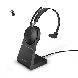 Гарнитура Jabra Evolve2 65, Link380a UC Mono Stand Black (26599-889-989)