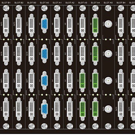 Nuvola VideoArray 2432 - Шасси модульного контроллера видеостены на 24 входа и 32 выхода.