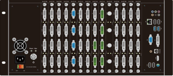 Nuvola VideoArray 2432 - Шасси модульного контроллера видеостены на 24 входа и 32 выхода. Nuvola VideoArray 2432 - Шасси модульного контроллера видеостены на 24 входа и 32 выхода.