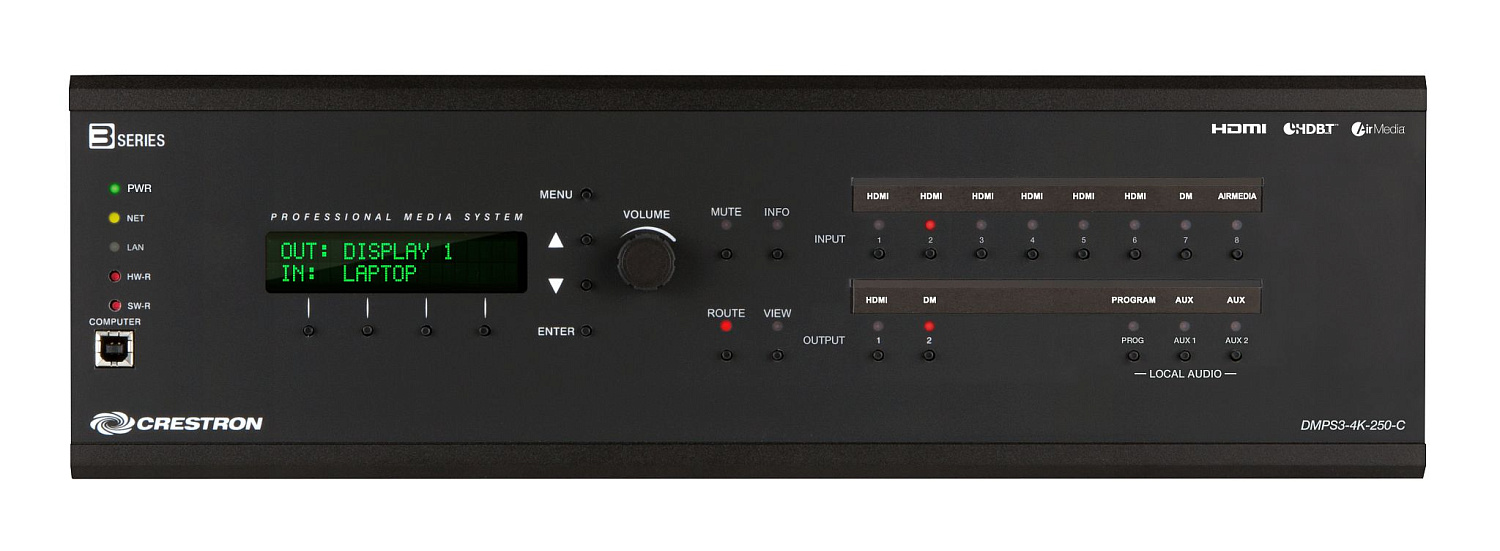 Crestron DMPS3-4K-250-C, презентационная система 3-Series® 4K DigitalMedia™ 250