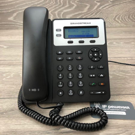 Grandstream GXP1625 , ip-телефон (2 линии, с PoE)