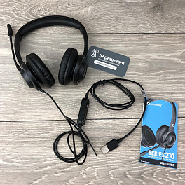 Accutone UB210 USB, USB мультимедийная гарнитура, два наушника