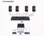 Lenkeng LKV441EX, удлинитель-переключатель hdmi kvm 4×1 по витой паре cat6 до 70 м