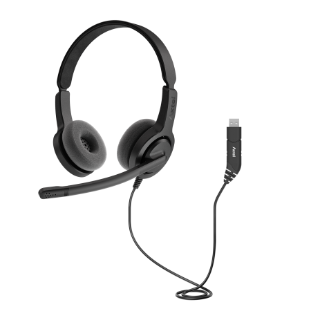 Axtel VOICE USB28 HD duo NC, компьютерная гарнитура Axtel VOICE USB28 HD duo NC, компьютерная гарнитура