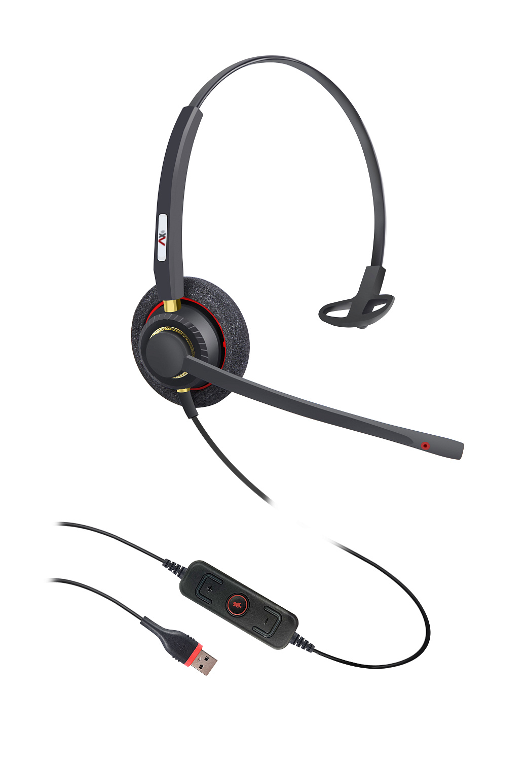 VoiceXpert VXH-500 проводная USB-гарнитура (USB-A)