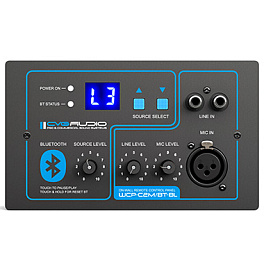 CVGAUDIO WCP-C2M/BT-BL, настенный зональный контроллер управления