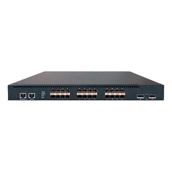 Prestel NS3-24F10-0-2F40, сетевой коммутатор 24-портовый SFP+ L3