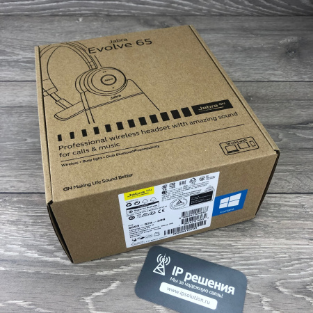 Jabra Evolve 65 Charging Stand Link 360 Mono MS [6593-823-399], Bluetooth моногарнитура 