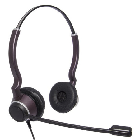 JPL HAC-2, профессиональная проводная гарнитура с шумоподавлением и технологией Telecoil, разъем QD, два динамика