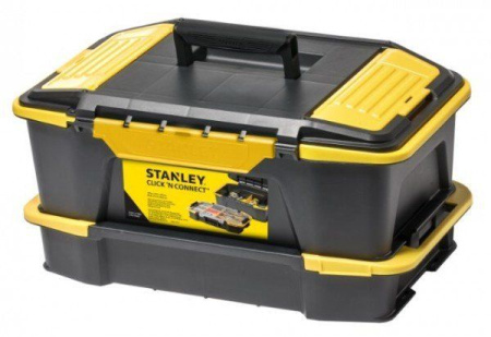 Stanley STST1-71962 - Комплект из ящика для инструмента и органайзера CLICK & CONNECT Stanley STST1-71962 - Комплект из ящика для инструмента и органайзера CLICK & CONNECT