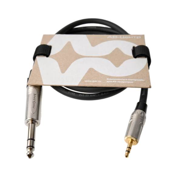 Avclink кабель аудио JACK 1/8 стерео - JACK 1/4 стерео, 6,0 м. Avclink кабель аудио JACK 1/8 стерео - JACK 1/4 стерео, 6,0 м.