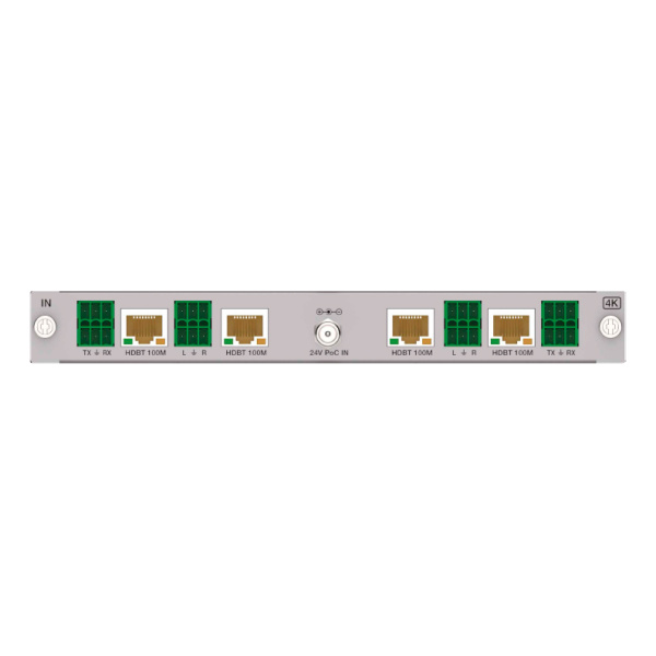 Prestel IC-4K4HBT100, 4-канальная плата входов HDBaseT