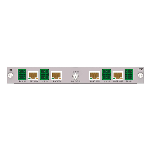 Prestel IC-4K4HBT100, 4-канальная плата входов HDBaseT