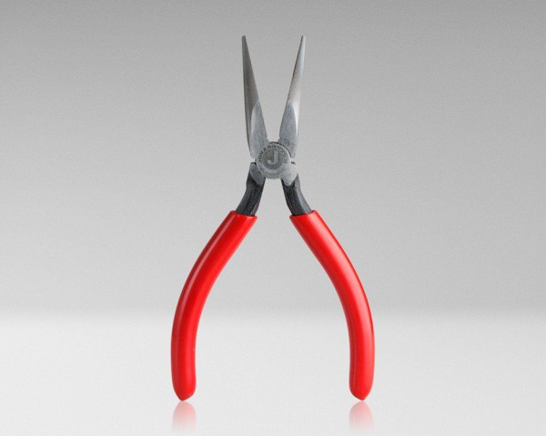 Jonard ELONGNOSE - длинногубцы с отверстием для снятия изоляции 1,3 мм и обжимом втулок 0,8 - 0,9 мм (17 см)