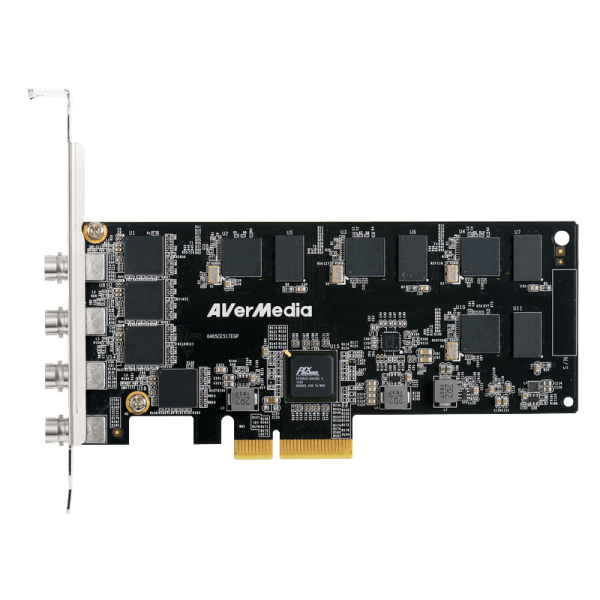 Карта захвата AVerMedia 4-CH SDI Full HD HW H.264 PCIe Frame Grabber CL334-SN Карта захвата AVerMedia 4-CH SDI Full HD HW H.264 PCIe Frame Grabber CL334-SN
