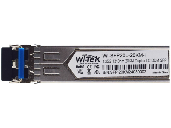 WI-TEK WI-SFP20L-20KM-I, оптический модуль