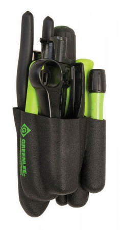 Greenlee 46602 - набор для работы с коаксиальным кабелем (короткие коннекторы)