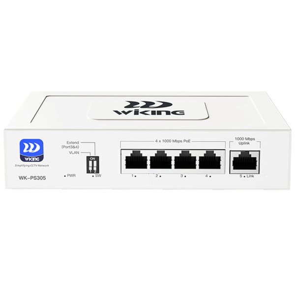WI-TEK WK-PS305 v2, неуправляемый коммутатор c PoE