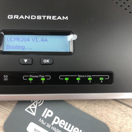 Grandstream UCM6204 , ip телефонная станция