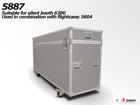 Кейс на колесах для Silent 6300 Part2 (Замечание: Для хранения и транспортировки кабин серии Silent 6300 необходимы кейсы 5604 и 5887) Кейс на колесах для Silent 6300 Part2 (Замечание: Для хранения и транспортировки кабин серии Silent 6300 необходимы кейсы 5604 и 5887)