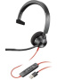 Poly Blackwire 3310 Microsoft USB-A (212703-01), проводная гарнитура для компьютера