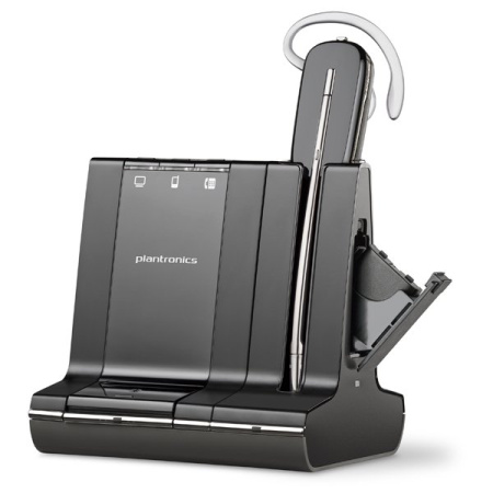 Plantronics Savi W745, беспроводная гарнитура в комплекте с запасным аккумулятором
